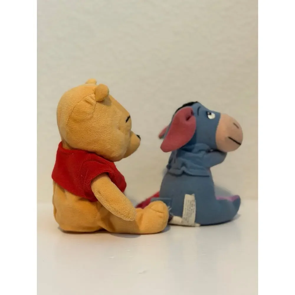 Winnie the Pooh & Eeyore 1996 Plushies lot of 2 EUC